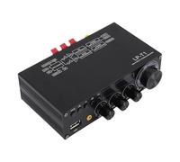 Sxhlseller Sxhlseller Receptor Amplificador Estéreo HiFi Bluetooth 5.1 de 2.1 Canales con Salida de Subwoofer, Control Remoto, Entrada Coaxial Digital USB AUX, Mini Amplificador de Cine en Casa