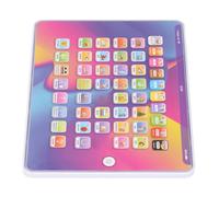 Sxhlseller Tableta de Aprendizaje del Alfabeto Ruso para Niños, Máquina Educativa Temprana Interactiva con Canciones e Historias en Pantalla Táctil, Juguete de Estudio Que Funciona con Pilas