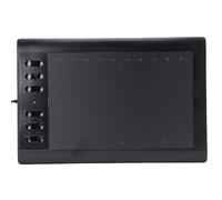 Sxhlseller Tableta de Dibujo de Gráficos 10 X 6 Pulgadas Área Grande Activa, Tableta de Dibujo con 8192 Niveles de Sensibilidad de Presión y 12 Claves Calientes para el Diseño de Pintura