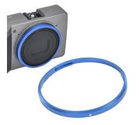 Sxhlseller Tapa de Anillo de Metal, Anillo Decorativo de Lente para CámaraRicoh GR4 con Ajuste Preciso y Diseño Liviano (Blue)
