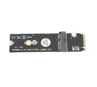 Sxhlseller Tarjeta Adaptadora de Llave M.2 NGFF E a Llave M.2, Interfaz PCIe X1 y USB .0 para Módulo Bluetooth WiFi AX200/AX201/AX210/9260, Operativo Transparente para /