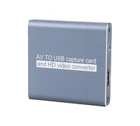 Sxhlseller Tarjeta de Captura de Vídeo AV a USB, Salida de Bucle HDMI, Digitalizador de DVD VCR de 1080p