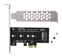 Sxhlseller Tarjeta de Expansión PCI-E a M.2 NVMe, Convertidor Adaptador NGFF de Clave M para SSD 2230 2242 2260 2280, Tarjeta PCIe 3.0 X1 Compatible con Intercambio en Caliente para 10