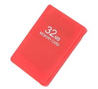 Sxhlseller Tarjeta de Memoria de Alta Velocidad de 32 MB |Almacenamiento Externo Compatible con FMCB1.966 para Todas las Consolas (rojo)