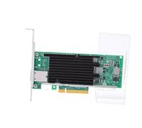 Sxhlseller Tarjeta de Red PCIE de 10 GB con Rendimiento Confiable para Centros de Datos Compatible con Chip X540-T1 Adaptador Ethernet RJ45 PCI Express 2.0 X8 1 GbE 10 GbE, 1 Soporte para Tarjeta