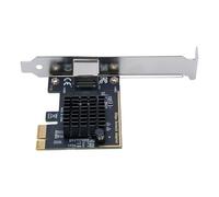Sxhlseller Tarjeta de Red PCIe de 5 Gbps - 10m/100m/1000m/2.5g/5Gbps para el Adaptador Ethernet RJ45 RJ45 con RTL8126 Ethernet Adaptador con Soporte de Perfil bajo para el Servidor de Escritorio de