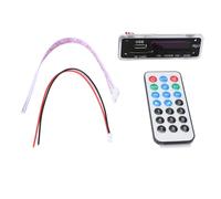 Sxhlseller Tarjeta Decodificadora de Música sin Pérdidas de Llamadas con Control Remoto para Automóvil, Compatible con Tarjeta de Almacenamiento USB, Módulo Inalámbrico, para una Conducción