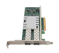 Sxhlseller Tarjeta Ethernet Ethernet LAN PCI, Baja Potencia PCIe X 8 Transmisión de Datos Convergente de Datos Convergentes 10 GB SFP + Tarjeta de Red PCIe para Servidor