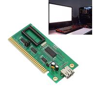 Sxhlseller Tarjeta ISA a USB, Tarjeta Adaptadora PCB ISA a USB Compatible con Disco U Intercambiable en Caliente, Placa Adaptadora ISA a USB para Win 3.X para Win 95 98 ME, Tarjeta ISA a USB