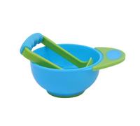 Sxhlseller Tazón Triturador De Alimentos para Bebés con Varilla De (Azul