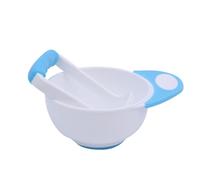 Sxhlseller Tazón Triturador De Alimentos para Bebés con Varilla De (Blue