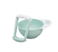 Sxhlseller Tazón Triturador De Alimentos para Bebés con Varilla De (GREEN)