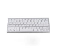 Sxhlseller Teclado Bluetooth Inalámbrico de 78 Teclas, Teclado de Oficina Ultradelgado con Receptor USB, Teclado de Computadora Silencioso Portátil para Computadoras de Escritorio,