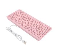 Sxhlseller Teclado con Cable con Almohadillas Antideslizantes y Teclas silenciosas: Diseño de Llaves 78 Compactos para Juegos de Juegos y Oficina, 10 Millones de Pulsaciones de Teclas, Color de Oro