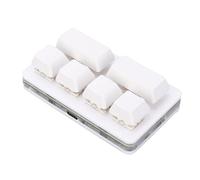 Sxhlseller Teclado de Programación Macro, Teclado con Cable USB de 6 Teclas con una Mano con Interruptor Rojo para Linux para OS X para RPi, Teclado Mecánico RGB Pequeño para Edición de