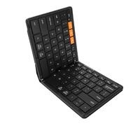 Sxhlseller Teclado Inalámbrico Plegable, Modo Dual Bluetooth 2,4G, Diseño Completo Plegable Portátil para Tableta, Portátil, Teléfono Inteligente, Viajes