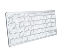 Sxhlseller Teclado Inalámbrico, Teclado Ultrafino, Conexión Compacta y sin Cables para Ordenador Portátil (Diseño AZERTY francés)