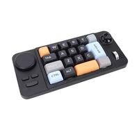 Sxhlseller Teclado Macro USB C con Cable, 19 Teclas Mecánicas Programables Teclado para Juegos con una Mano con Perilla y Joystick de Edición de Atajos de Intercambio en Caliente