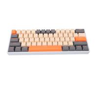 Sxhlseller Teclado Mecánico RGB Inalámbrico de 61 Teclas |Conectividad de 3 Modos (USB C Bluetooth 2.4G), Interruptores Azules, Intercambiables en Caliente, Batería de 3000 MAh (Orange)