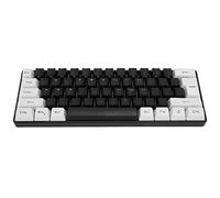 Sxhlseller Teclado Mini 60% Teclado para Juegos Pequeño, Retroiluminación RGB de 61 Teclas, Teclado para Juegos con Cable de Sensación Mecánica Ergonómica para Juegos y Trabajo (Black)