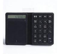 Sxhlseller Teclado Numérico Bluetooth de 23 Teclas, Teclado Numérico Inalámbrico Plegable 3 en 1 con Panel Táctil y Calculadora, para Tableta, Computadora Portátil, OS X