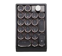 Sxhlseller Teclado Numérico Inalámbrico Mecánico Intercambiable en Caliente, Bluetooth 2.4G USB C 19 Teclas RGB Teclado Numérico con Perilla Multifunción, 1000 MAh Portátil para