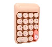 Sxhlseller Teclado Numérico Inalámbrico, Teclado Numérico Bluetooth de 18 Teclas con Teclas Cóncavas Ergonómicas y Leyendas Resistentes a la Decoloración, para Computadora Portátil, (Color del té