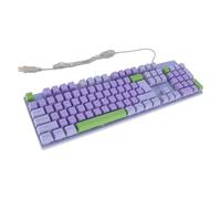 Sxhlseller Teclado para Juegos con Cable, Teclado Mecánico con Iluminación USB de Impresión Grande y Retroiluminación, Teclado Universal para Oficina de Negocios Ergonómico para (Roland