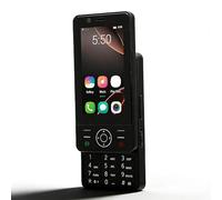 Sxhlseller Teléfono Deslizante 4G Desbloqueado, Smartphone para Personas Mayores con Pantalla Táctil de 3 Pulgadas, Doble Ranura SIM, Botón SOS, Puerto Tipo C, para Personas Mayores y Uso (Black)