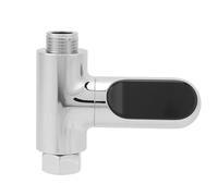 Sxhlseller Termómetro de Ducha LED Digital Indicador de Temperatura del | Monitor Fahrenheit Celsius, sensor de calor en tiempo real, protector contra quemaduras para bañeras para niños pequeños,