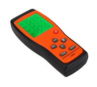 Sxhlseller Termómetro Digital Tipo K con 4 Sondas Probador de Contacto de Termopar Dual para Uso en Laboratorio Industrial Negro