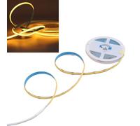 Sxhlseller Tira de Luz LED COB Controlada por Gestos, Blanco Cálido 800 Lm de Alto CRI, IP65 a Prueba de Agua Flexible Cortable, Cinta de Luz LED con ángulo de Haz de 180° para Gabinete de (tío