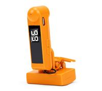 Sxhlseller Traductor Automático de Clics 99 Velocidad Silenciosa (ORANGE) | Auto Clicker Telefónico, Asistente de Juegos, Velocidad Ajustable, Pantalla Digital Silenciosa, Dispositivo Portátil