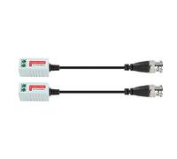 Sxhlseller Transceptor Balun de Vídeo Pasivo de 2 Piezas para Cámaras Analógicas HD-CVI AHD HDVI, Conector de Cobre y Plástico ABS con Construcción Resistente a Rayos y Tamaño Compacto