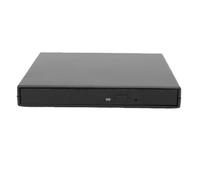 Sxhlseller Unidad óptica USB, Grabadora de CD de 5Gbps (Black) | Diseño portátil para varios dispositivos, compatible con Windows y OS X, carcasa de ABS