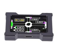 Sxhlseller USB C Hub Multiple Ports Adaptador 4K for Computadora Portátil | Aleación de aluminio, admite USB y tipo C, fuente de alimentación independiente, efectos de juego, sincronización de luces