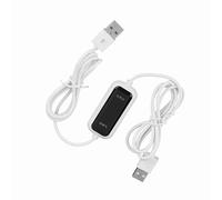 Sxhlseller USB de Alta Velocidad de PC a PC Enlace de Sincronización en Línea Transferencia de Archivos de Datos Cable Directo Copia Fácil Entre 2 Computadoras con Ejecución Automática y