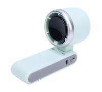 Sxhlseller Ventilador de Mano Portátil Recargable Pantalla Digital Plegable de 5 Velocidades Ventilador Personal con Cordón para Viajes Al Aire Libre Camping, Batería de 3600 MAh Motor sin (verde