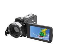 Sxhlseller Videocámara con Zoom Digital de 30MP y 18X con Luz de Relleno, Disparo con Temporizador, Disparo Automático, Cámara de Video 1080P, Pantalla de Rotación TFT de 3 Pulgadas, USB