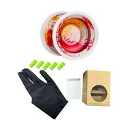 Sxhlseller Yoyo Profesional, Diseño De Modo Dual Yoyo Ball, Rodamiento De Alta Velocidad, Estructura En Forma De H, Metal De Aleación De Aluminio, con Eje De Cuerdas para Eje De Cojinete Manual,