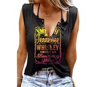 Sxkayxr Camiseta sin Mangas Mujer Cuello en V Casual Camiseta Mujer Verano Elegante Sexy Sleeveless tee Shirts