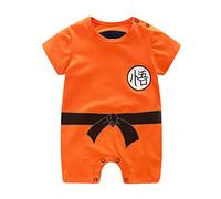 Sxkayxr - Pelele de dibujos animados para recién nacidos, para niños y niñas, inspirado en Goku, Naranja 2., 59cm/0-3 Months