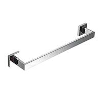 SXKJ Toallero de Acero Inoxidable Toallero de una Sola Varilla Adhesivo montado en la Pared del baño Sin perforación para Inodoro de baño,Cromo,60 cm (Cromo 50 cm)