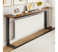 SXKLYRF Balda Radiador, Organizador de Estantes para Radiador, Consola Recibidor para el Hogar, Sala de Estar, Dormitorio, Oficina(Brown,80x20x80cm/31x8x31in)