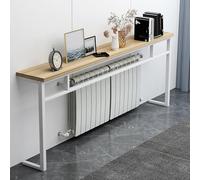 SXKLYRF Estante Radiador, Consola Recibidor, Balda Radiador, Mesa de Sofá Detrás del Sofá para el Hogar, la Sala de Estar, el Dormitorio y la Oficina(Beige,120x20x80cm/47x8x31in)