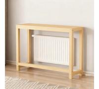 SXKLYRF Estante Radiador, Mesa Consola de Madera Maciza, Mesa Auxiliar para Sofá, Balda Radiador Universal de Salón Y Oficina(90x30x70cm/35x12x28in)