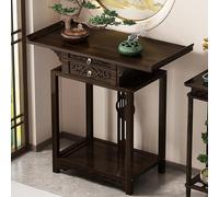 SXKLYRF Mesa Altar con Almacenamiento, Mesa de Meditación Chino con Nicho para Buda, Armario de Oración Personal, Alterador Doméstico(66x33x100cm/26x13x39in)