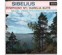 SXL 6084. Sibelius Symphony No. 1 / Karelia Suite. Decca narrow band re-issue.