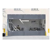 Sxlawesom Cortina de Panel Transparente para Exteriores - Cerramiento de Patio de Vinilo - Lona Impermeable de Alta Resistencia con Ojales para cenador, Porche(1.2x1.8m)