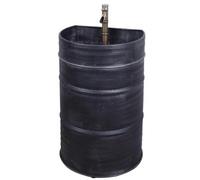 Sxlawesom Mueble de Lavabo Vertical de Estilo Industrial Mueble con Grifo y desagüe Soporte Independiente para Lavabo, Ideal para Garaje, Bar o Restaurante.(Metallic)